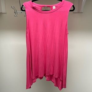 Pink bamboo tank top